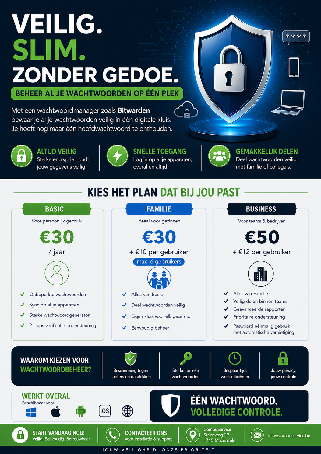 Flyer wachtwoordbeheer