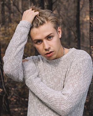 Person with Fingers in Hair